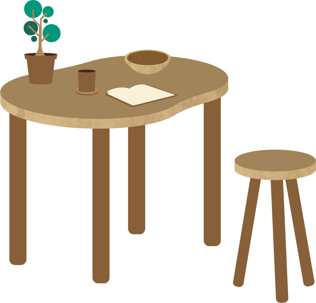 家具のイラスト